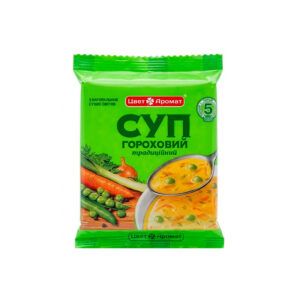 Гороховий суп традиційний в брикеті 150г Tsvit Aromat
