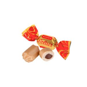 Карамель молочна Еклер кг Roshen