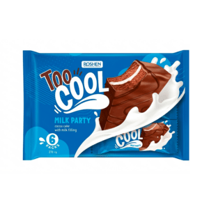 Тістечко бісквітне молоко 270г Roshen