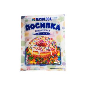 Посипка кондитерська мікс 25г Nasoloda