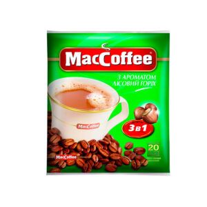 Напій кавовий розчинний 3в1 Лісовий горіх 180г 18x10 MacCoffee