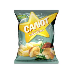 Кукурудзяні палички зі смаком грибів 45г Салют