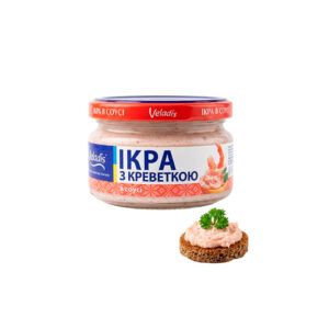Ікра атлантичних риб в соусі з креветкою 160г Veladis
