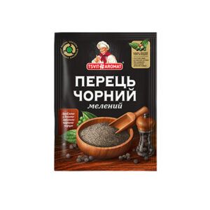 Перець чорний мелений 20г Tsvit Aromat