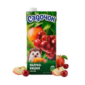 Нектар яблучно-вишневий 0,95л Садочок