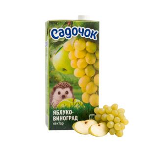 Нектар яблучно-виноградний 0,95л Садочок