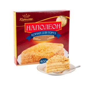 Коржі для торта Наполеон 400г Королева Тортенбоден