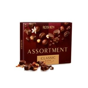 Асорті класичних темних шоколадних цукерок 154 г Roshen