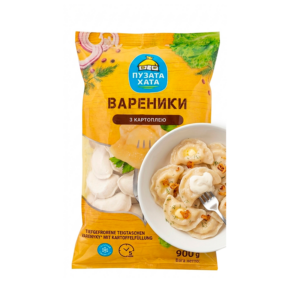 Вареники з картоплею 900г Пузата Хата
