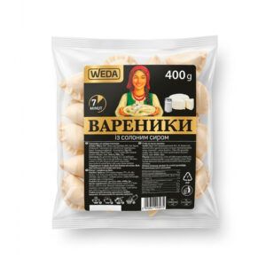 Вареники сирні солоні 400г WEDA