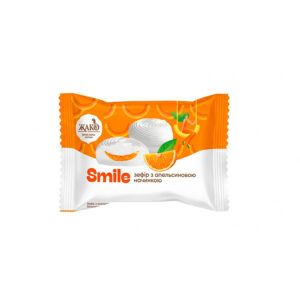 Зефір SMILE з апельсиновою начинкою 50г Жако